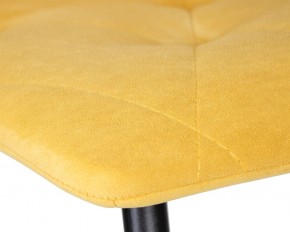 Стул обеденный DOBRIN CHILLY ROMBO, Горчичный Simple 15, основание черное в Надыме - nadym.ok-mebel.com | фото 8