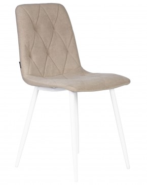 Стул обеденный DOBRIN CHILLY ROMBO, Капучино Simple 05, основание белый в Надыме - nadym.ok-mebel.com | фото 2