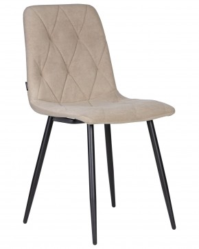 Стул обеденный DOBRIN CHILLY ROMBO, Капучино Simple 05, основание черное в Надыме - nadym.ok-mebel.com | фото