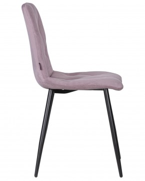 Стул обеденный DOBRIN CHILLY ROMBO, Лавандовый Simple 48, основание черное в Надыме - nadym.ok-mebel.com | фото 3