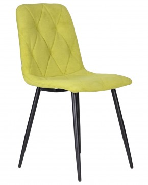Стул обеденный DOBRIN CHILLY ROMBO, Лайм Simple 14, основание черное в Надыме - nadym.ok-mebel.com | фото 2