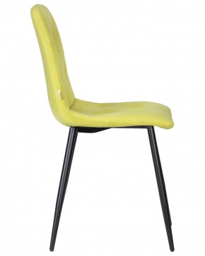 Стул обеденный DOBRIN CHILLY ROMBO, Лайм Simple 14, основание черное в Надыме - nadym.ok-mebel.com | фото 3