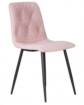 Стул обеденный DOBRIN CHILLY ROMBO, Розовый Simple 03, основание черное в Надыме - nadym.ok-mebel.com | фото 2