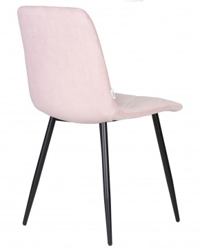 Стул обеденный DOBRIN CHILLY ROMBO, Розовый Simple 03, основание черное в Надыме - nadym.ok-mebel.com | фото 4