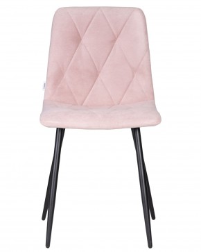 Стул обеденный DOBRIN CHILLY ROMBO, Розовый Simple 03, основание черное в Надыме - nadym.ok-mebel.com | фото 6