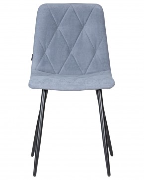 Стул обеденный DOBRIN CHILLY ROMBO, Серо-голубой Simple 26, основание черное в Надыме - nadym.ok-mebel.com | фото 6