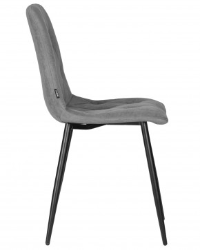 Стул обеденный DOBRIN CHILLY ROMBO, Серый Simple 33, основание черное в Надыме - nadym.ok-mebel.com | фото 3