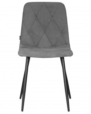 Стул обеденный DOBRIN CHILLY ROMBO, Серый Simple 33, основание черное в Надыме - nadym.ok-mebel.com | фото 6