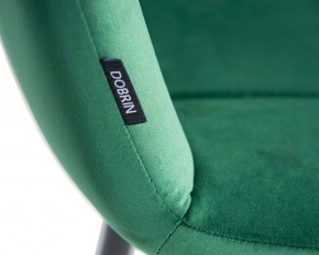 Стул обеденный DOBRIN CHILLY, Темно-зеленый Holland 30, основание черное в Надыме - nadym.ok-mebel.com | фото 10
