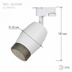 Светильник на штанге Эра  TR51 - GU10 WH в Надыме - nadym.ok-mebel.com | фото 4