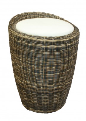 Табурет с местом для хранения LM-1100Rattan, кремовый в Надыме - nadym.ok-mebel.com | фото