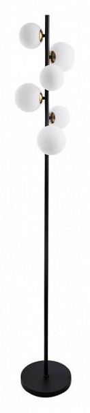 Торшер Arte Lamp Gemini A2243PN-6BK в Надыме - nadym.ok-mebel.com | фото