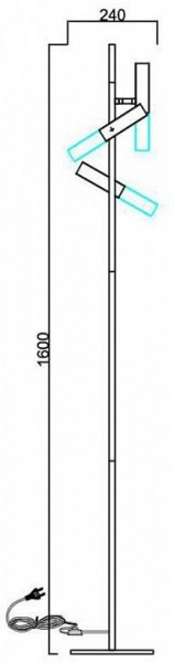 Торшер ST-Luce Eclip SL1236.405.03 в Надыме - nadym.ok-mebel.com | фото 5