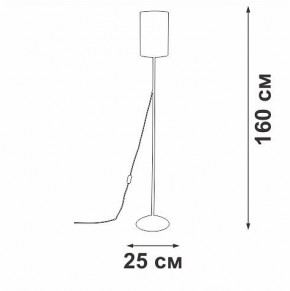 Торшер Vitaluce V2840 V2840-0/1P в Надыме - nadym.ok-mebel.com | фото 3