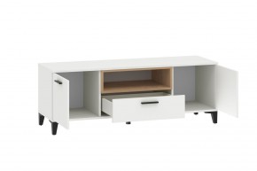 Тумба ТВА НМ 013.43 "Bergen" (Белый/Дуб бунратти) в Надыме - nadym.ok-mebel.com | фото 2