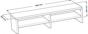 ТВ-тумба Энкель ТВ16, тамбурат, цвет дуб беленый в Надыме - nadym.ok-mebel.com | фото 3
