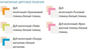 Уголок школьника Юниор-5 (МДФ глянец) 800*2000 в Надыме - nadym.ok-mebel.com | фото 2