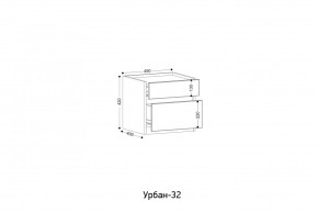 УРБАН- 32 Тумба в Надыме - nadym.ok-mebel.com | фото 2