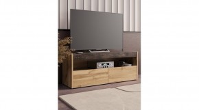 ВЕГАС Тумба ТВ (Дуб Вотан/Ателье темный​​​​​​​) в Надыме - nadym.ok-mebel.com | фото