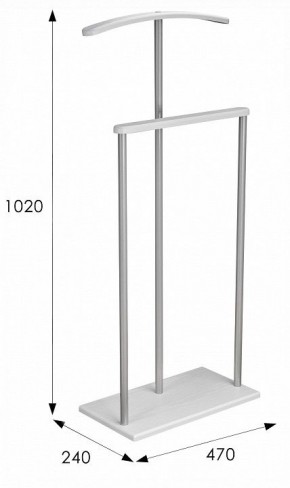 Вешалка для костюма Дэви 1 в Надыме - nadym.ok-mebel.com | фото 6