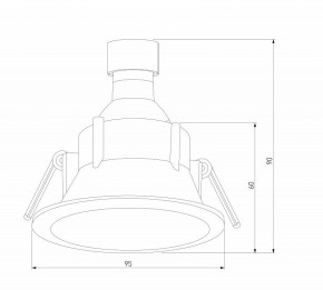 Встраиваемый светильник Elektrostandard Side 25059/01 в Надыме - nadym.ok-mebel.com | фото 6