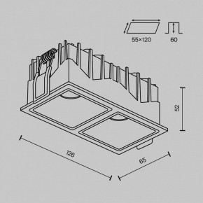 Встраиваемый светильник Maytoni Alfa LED DL043-02-10W3K-SQ-W-1 в Надыме - nadym.ok-mebel.com | фото 10