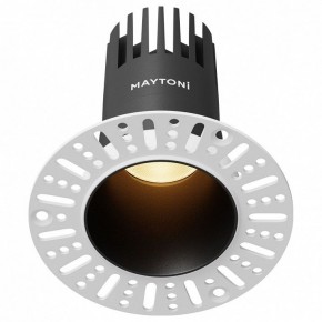 Встраиваемый светильник Maytoni Dip DL120-10W-2.7K-TRS-B в Надыме - nadym.ok-mebel.com | фото