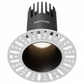 Встраиваемый светильник Maytoni Dip DL120-10W-4K-TRS-B в Надыме - nadym.ok-mebel.com | фото
