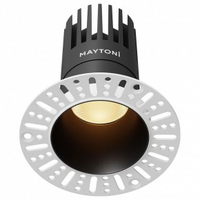 Встраиваемый светильник Maytoni Dip DL122-15W-2.7K-TRS-B в Надыме - nadym.ok-mebel.com | фото