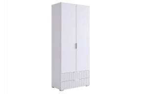 ЗЕФИР Шкаф двухдверный 108.01 (белый муар) в Надыме - nadym.ok-mebel.com | фото