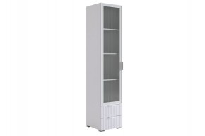 ЗЕФИР Шкаф однодверный 107.03 (белый муар) в Надыме - nadym.ok-mebel.com | фото