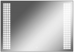 Зеркало Cosmo 100 black с подсветкой Sansa (SC1047Z) в Надыме - nadym.ok-mebel.com | фото 1