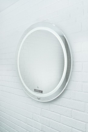 Зеркало Gia 75 white с подсветкой Sansa (SGa1044Z) в Надыме - nadym.ok-mebel.com | фото 2