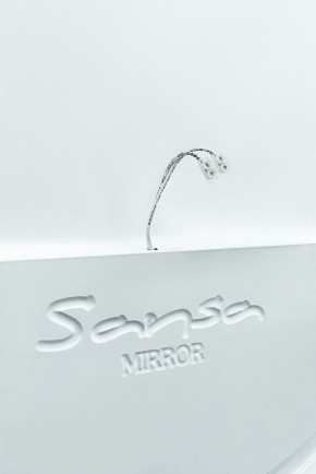 Зеркало Gia 75 white с подсветкой Sansa (SGa1044Z) в Надыме - nadym.ok-mebel.com | фото 5