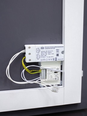 Зеркало Минск 800х800 с подсветкой Домино (GL7040Z) в Надыме - nadym.ok-mebel.com | фото 6