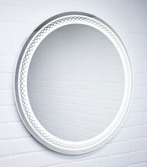 Зеркало Прая 700х700 с подсветкой Домино (GL7048Z) в Надыме - nadym.ok-mebel.com | фото 3